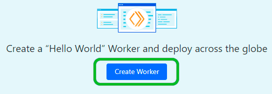 Cloudflare Cree un Worker 